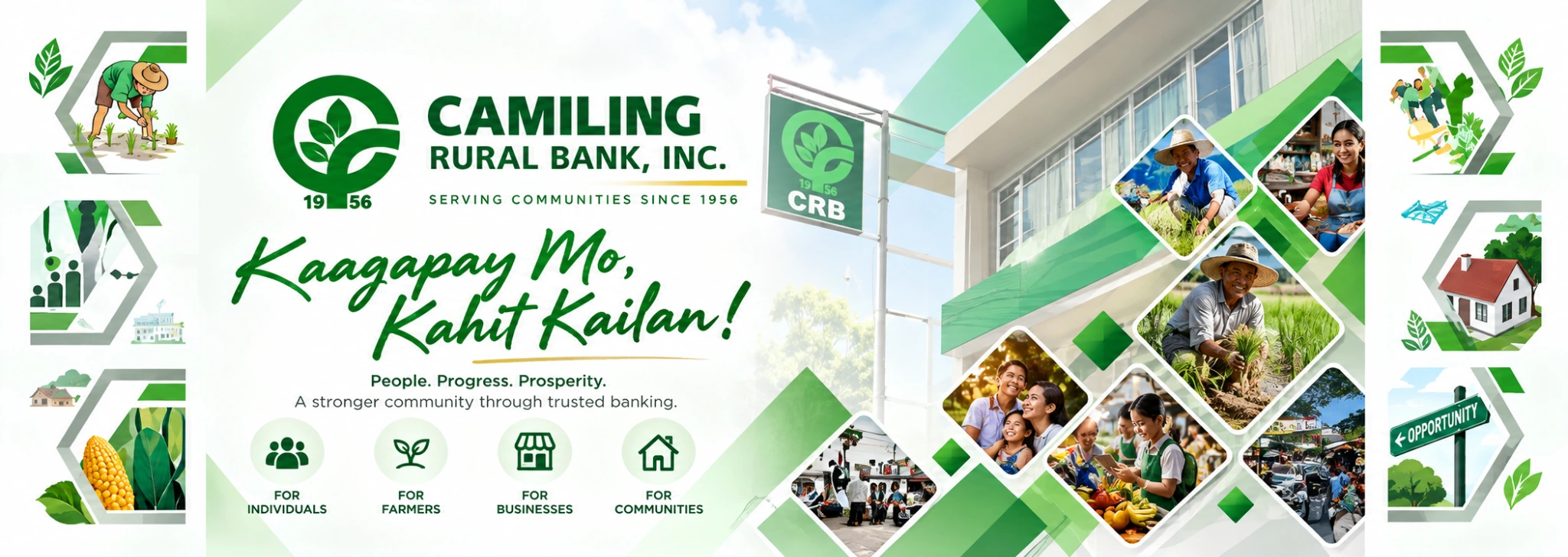 CRB community banner with the message Kaagapay Mo, Kahit Kailan!